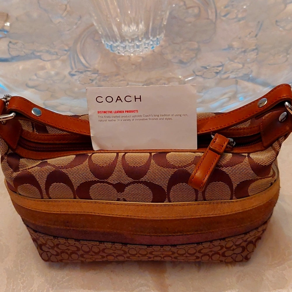 Authentic coach mini purse